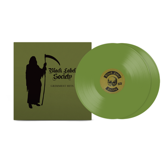 Black Label Society - Grimmest Hits on Forest Green Double Vinyl Record