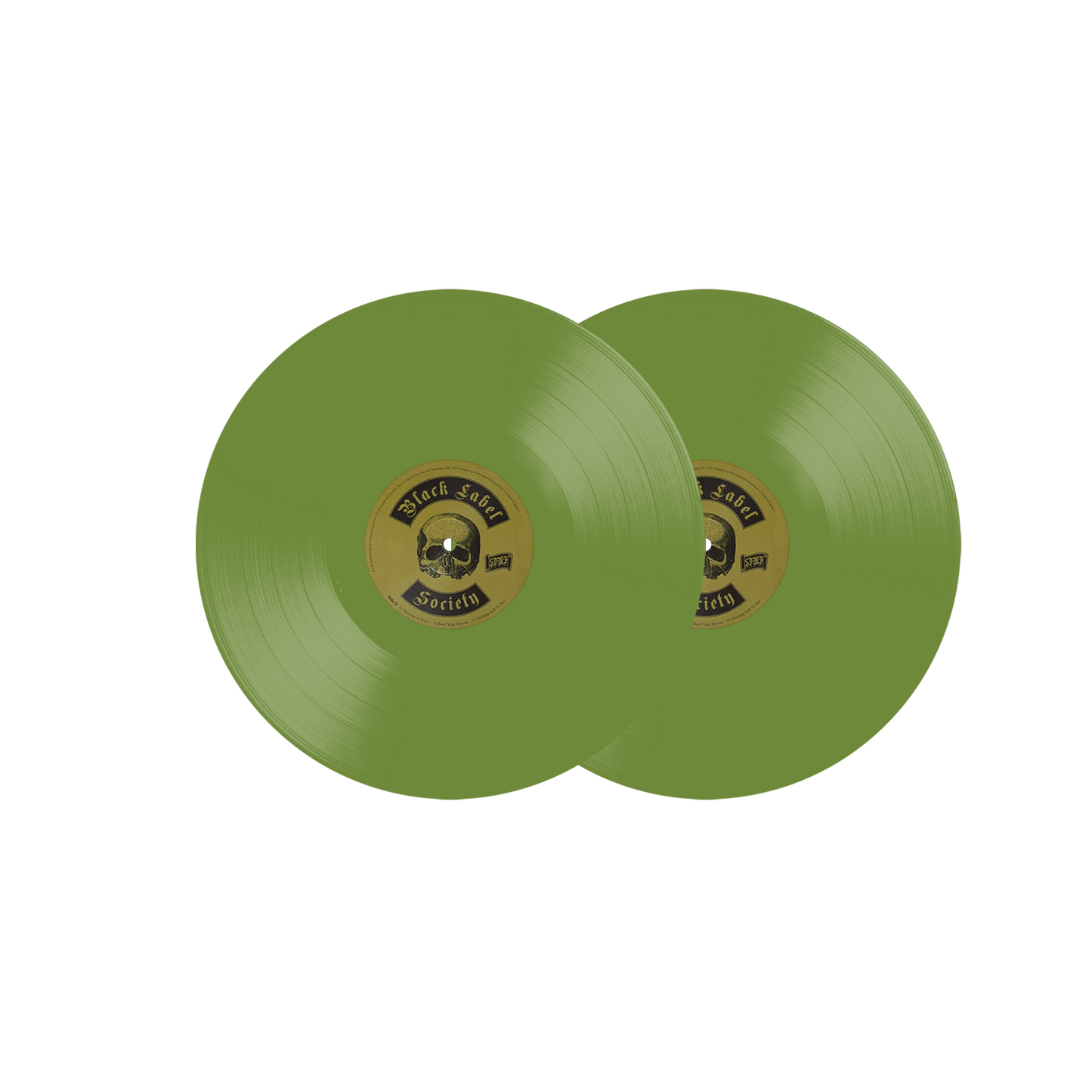 Black Label Society - Grimmest Hits on Forest Green Double Vinyl Record