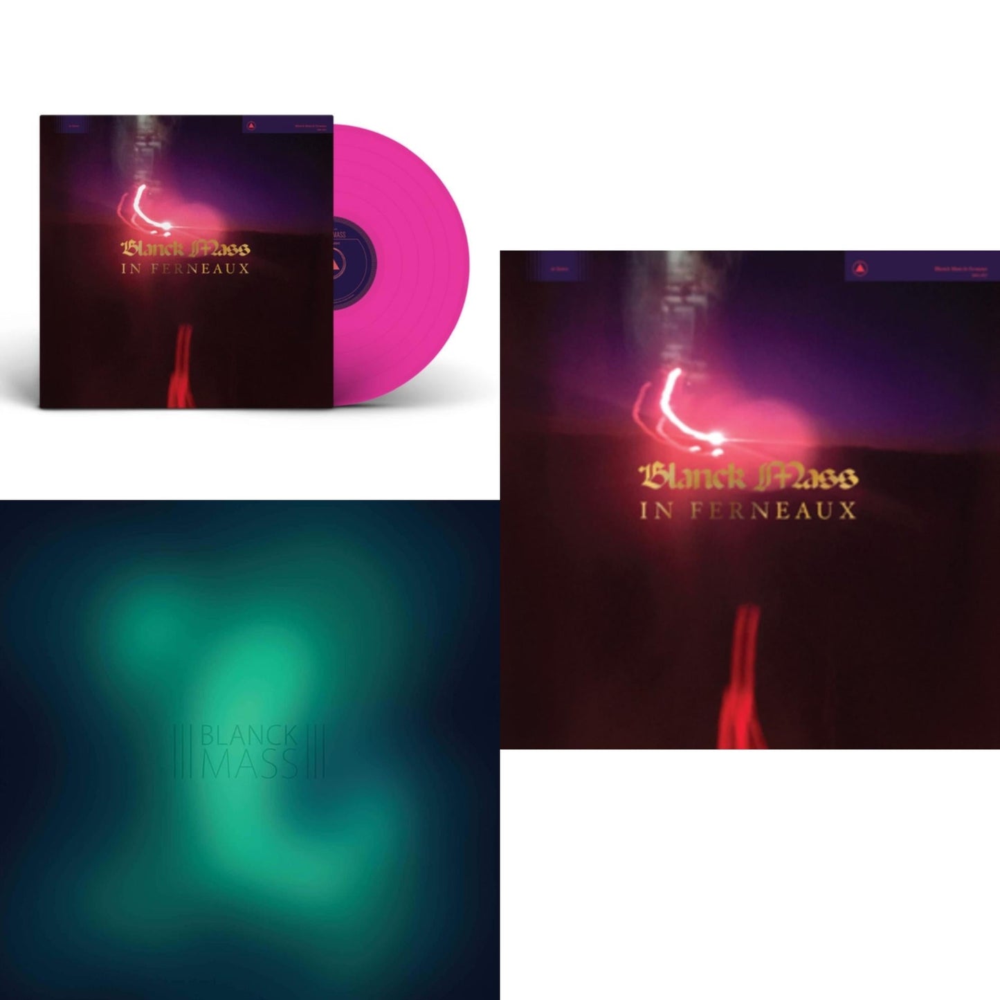 Blanck Mass - In Ferneaux (Magenta LP Vinyl) (I) & Blanck Mass (Clear Vinyl/2LP) & In Ferneaux