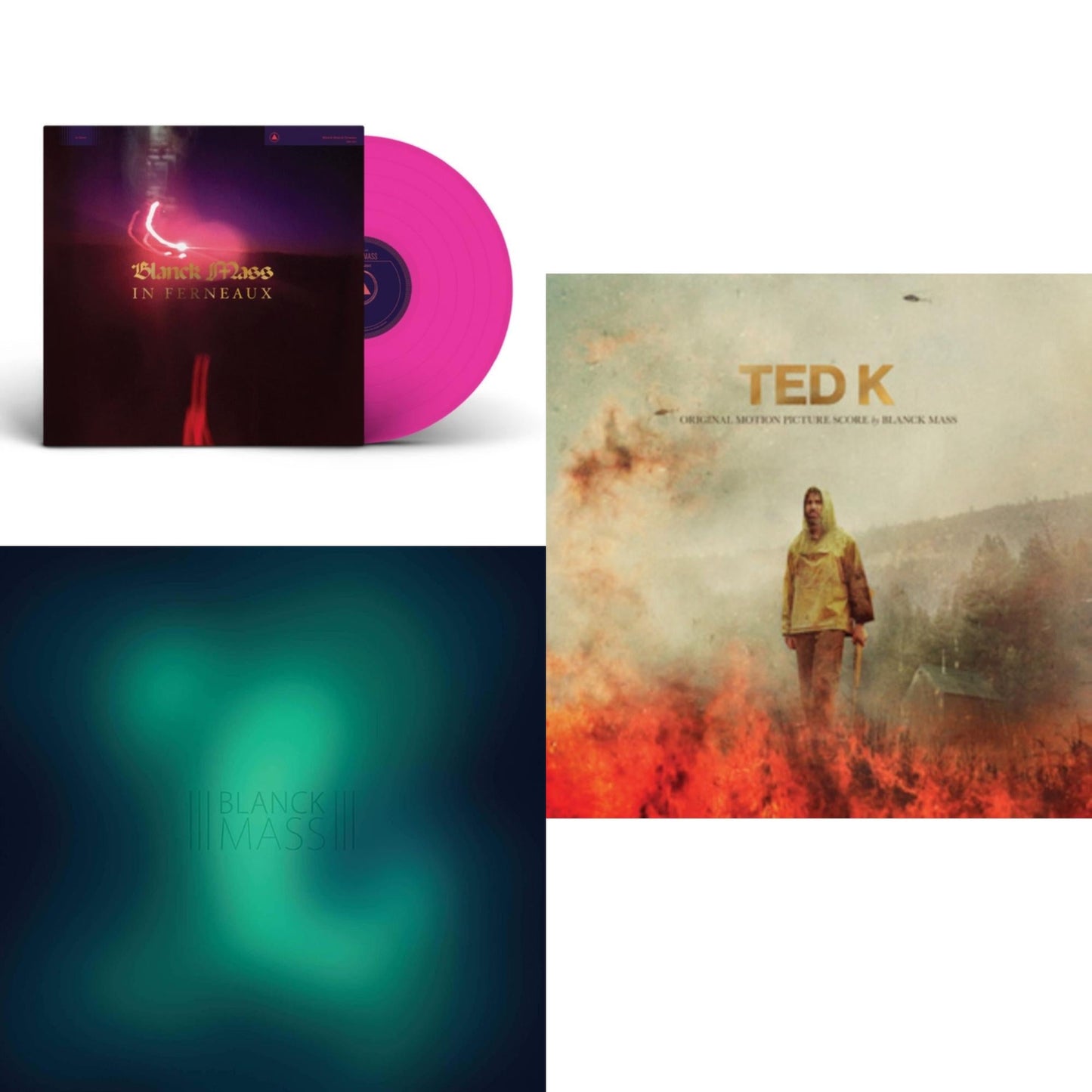 Blanck Mass - In Ferneaux (Magenta LP Vinyl) (I) & Blanck Mass (Clear Vinyl/2LP) & Ted K: Original Score