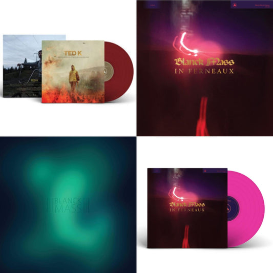 Blanck Mass - Blanck Mass (Clear Vinyl/2LP) & In Ferneaux & In Ferneaux (Magenta LP Vinyl) (I) & Ted K Original Score (Opaque Red LP Vinyl)