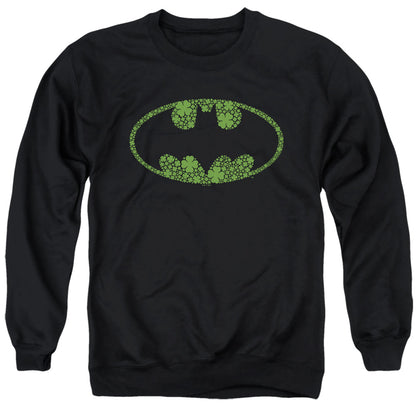 Batman St. Patrick'S Day Shamrock Logo Mens Crewneck Sweatshirt Black