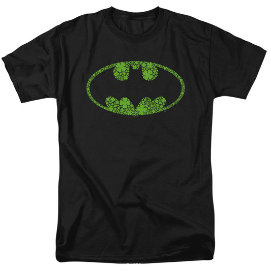 Batman St. Patrick'S Day Shamrock Logo Mens T Shirt Black