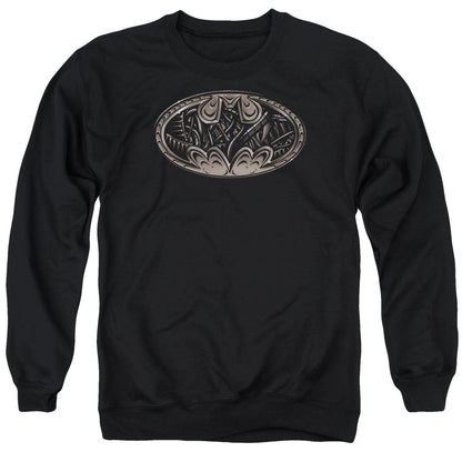 Batman Bio Mech Bat Shield Mens Crewneck Sweatshirt Black
