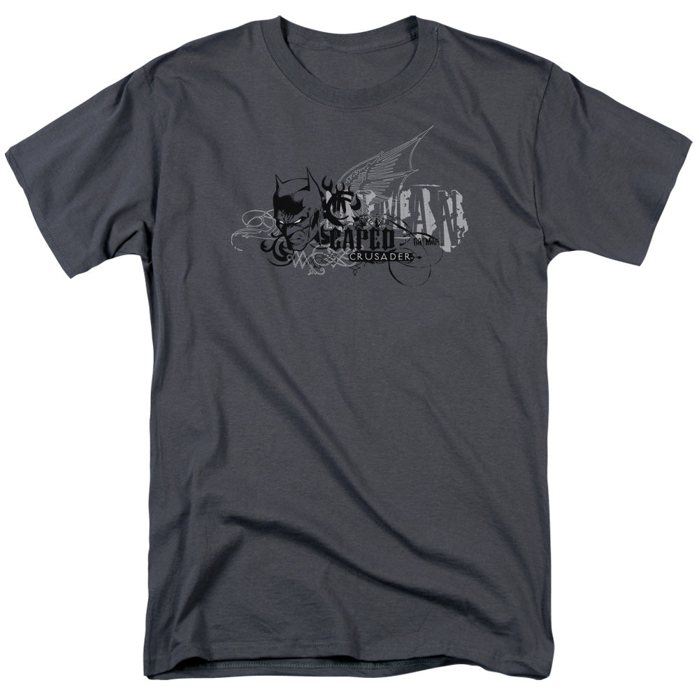 Batman Urban Crusader Mens T Shirt Charcoal
