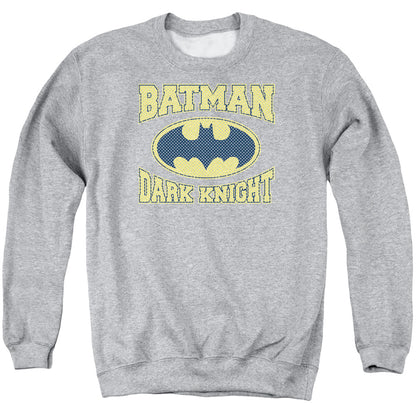 Batman Dark Knight Jersey Mens Crewneck Sweatshirt Athletic Heather