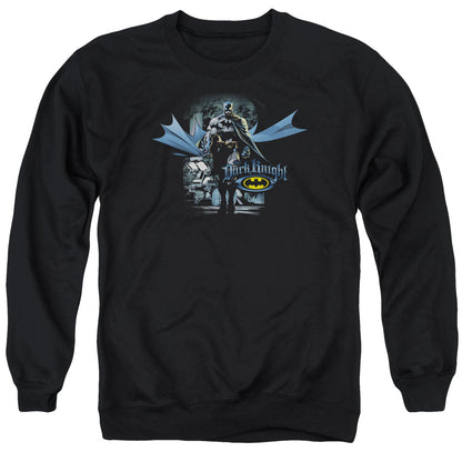 Batman From The Depths Mens Crewneck Sweatshirt Black