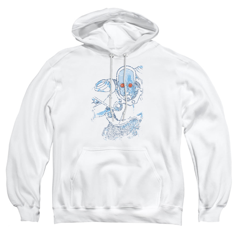 Batman Snowblind Freeze Mens Hoodie White Officially Licensed