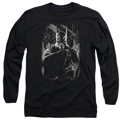 Batman Detective 821 Cover Mens Long Sleeve Shirt Black Officially Licensed