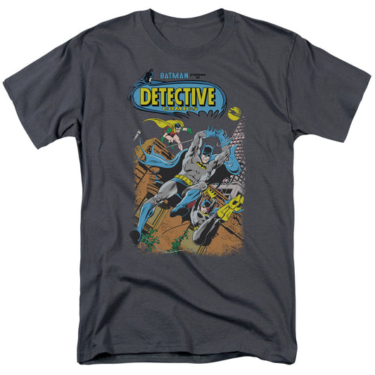 Batman Detective #487 Mens T Shirt Charcoal