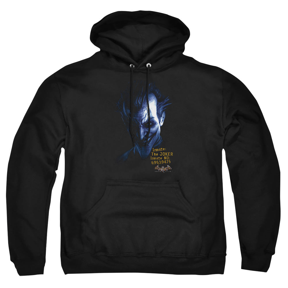 Batman Aa Arkham Joker Mens Hoodie Black Officially Licensed