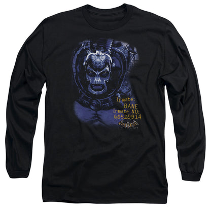 Batman Aa Arkham Bane Mens Long Sleeve Shirt Black Officially Licensed