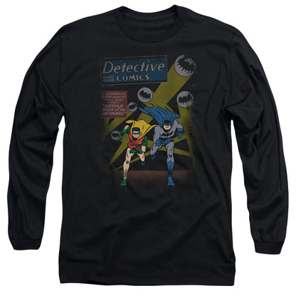 Batman Dynamic Duo Mens Long Sleeve Shirt Black Officially Licensed