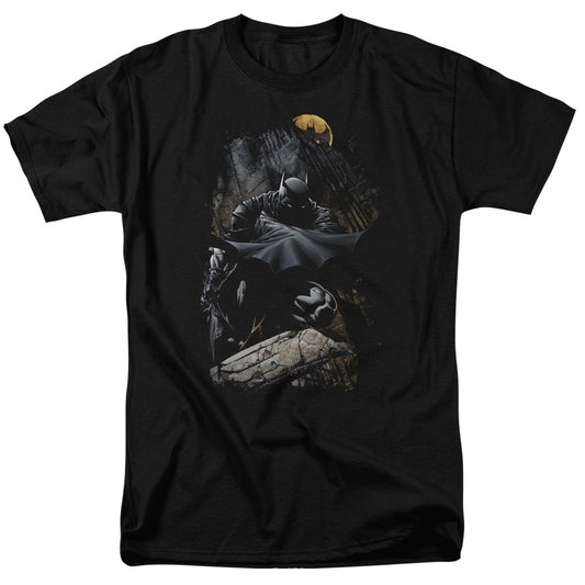 Batman Sweeping Cape Mens T Shirt Black