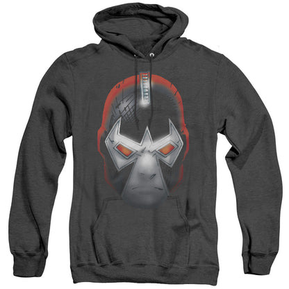 Batman Bane Head Heather Mens Hoodie Black Officially Licensed