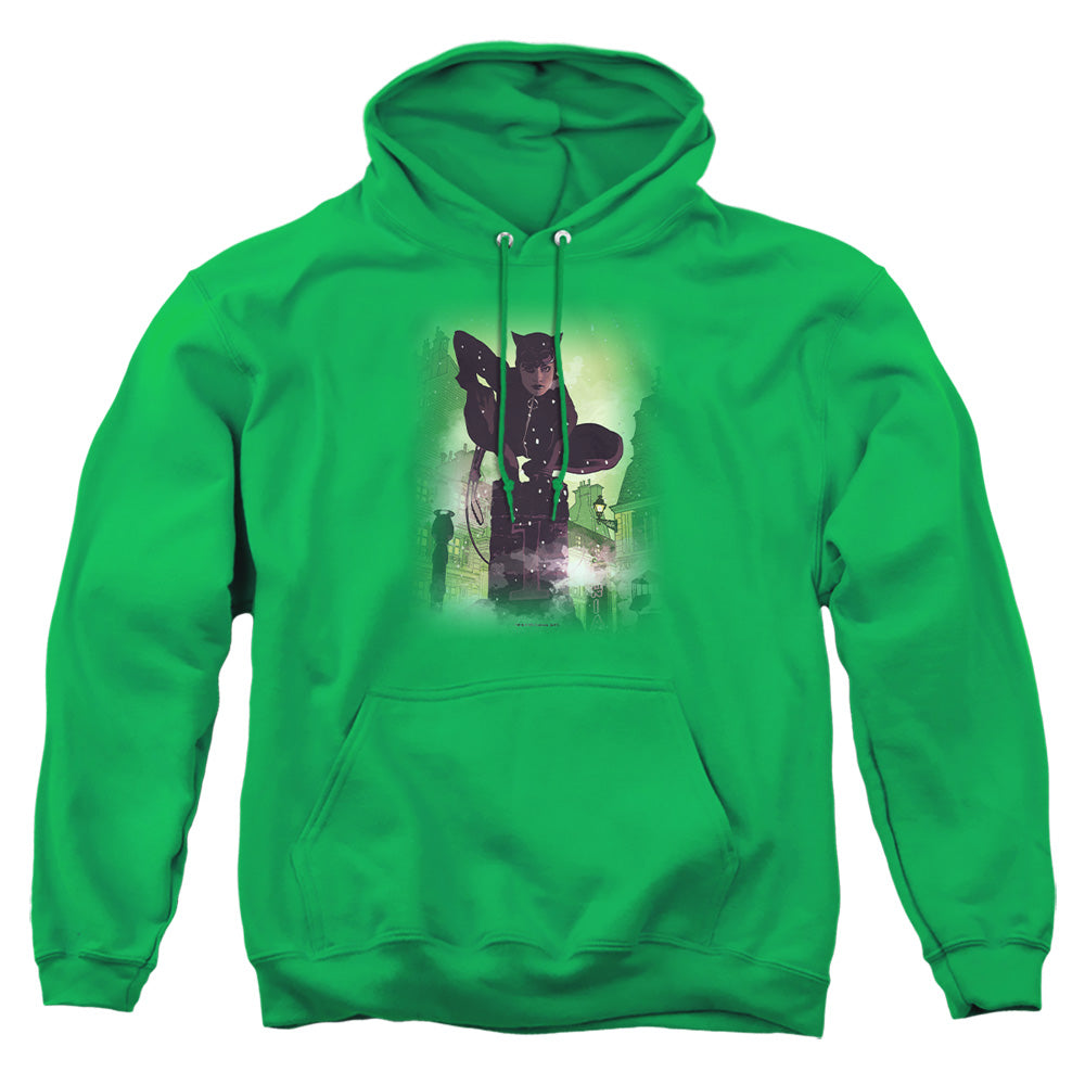 Batman Catwoman #63 Cover Mens Hoodie Kelly Green Officially Licensed