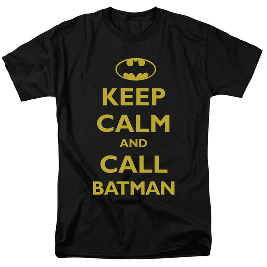 Batman Call Batman Mens T Shirt Black
