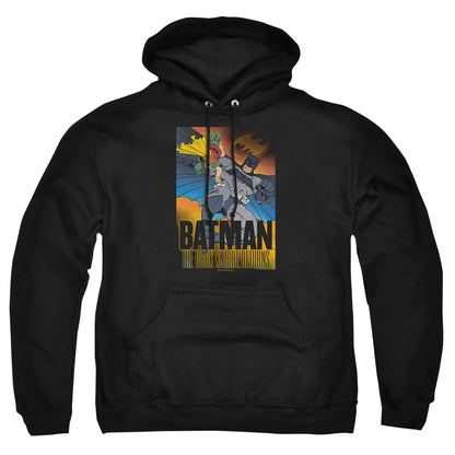 Batman Dk Returns Mens Hoodie Black Officially Licensed