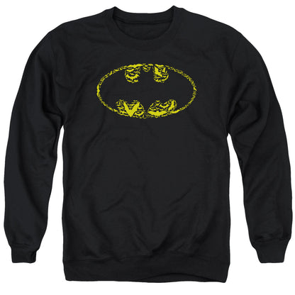 Batman Bats On Bats Mens Crewneck Sweatshirt Black