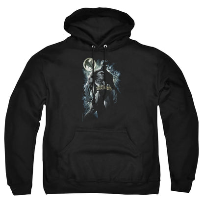 Batman The Knight Mens Hoodie Black Officially Licensed