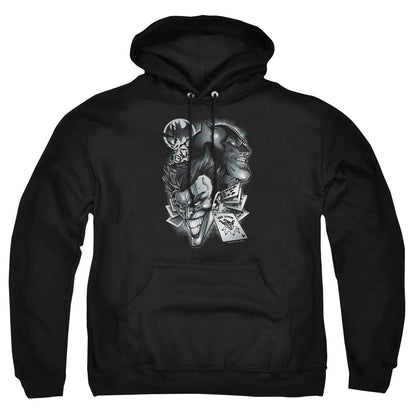 Batman Archenemies Mens Hoodie Black Officially Licensed