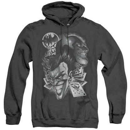 Batman Archenemies Heather Mens Hoodie Black Officially Licensed