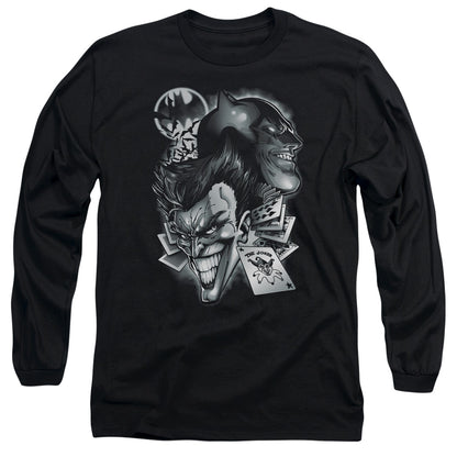 Batman Archenemies Mens Long Sleeve Shirt Black Officially Licensed