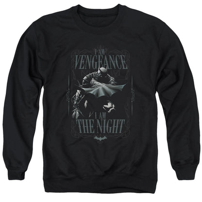 Batman I Am Mens Crewneck Sweatshirt Black