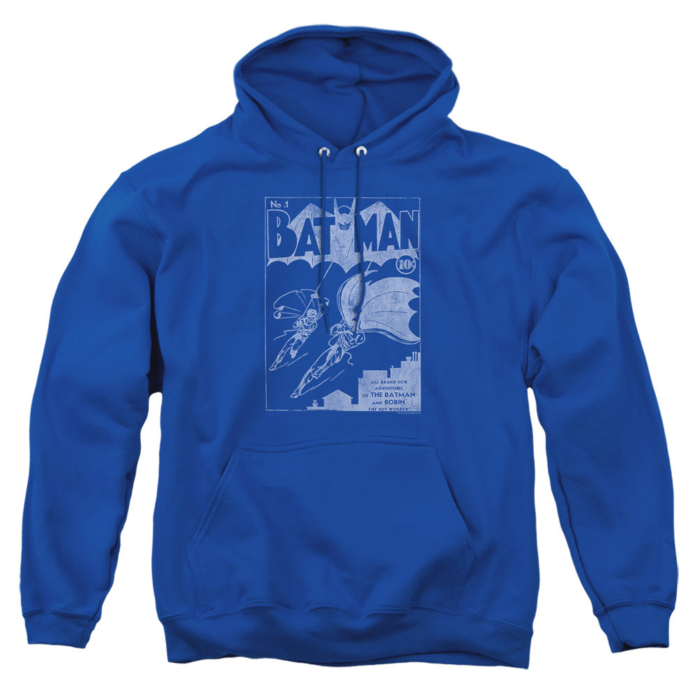 Batman Issue 1 Cover Mens Hoodie Royal Officially Licensed