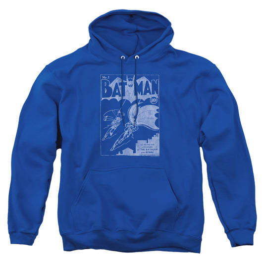 Batman Issue 1 Cover Mens Hoodie Royal Officially Licensed