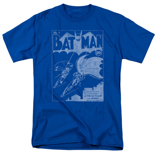 Batman Issue 1 Cover Mens T Shirt Royal