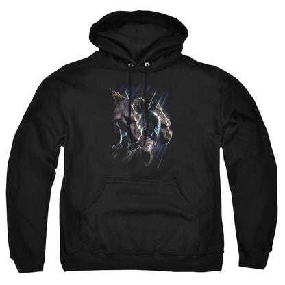 Batman Gargoyles Mens Hoodie Black Officially Licensed