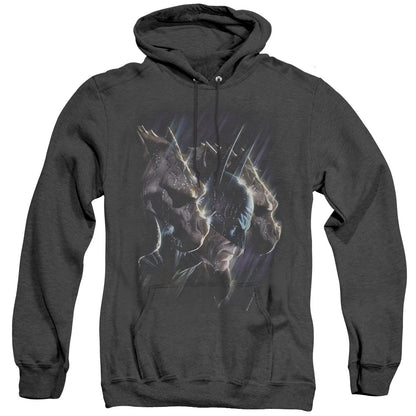 Batman Gargoyles Heather Mens Hoodie Black Officially Licensed