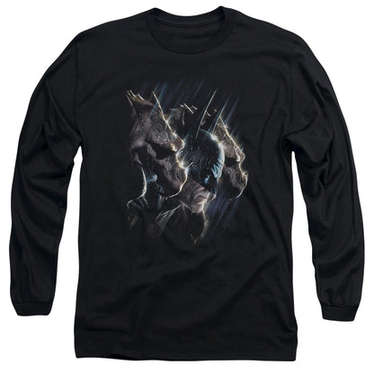 Batman Gargoyles Mens Long Sleeve Shirt Black Officially Licensed