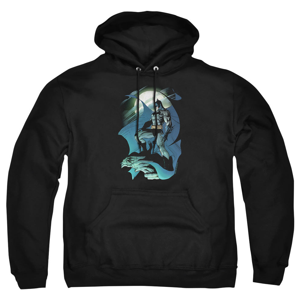 Batman Glow Of The Moon Mens Hoodie Black Officially Licensed