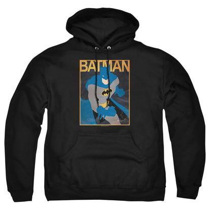 Batman Simple Bm Poster Mens Hoodie Black Officially Licensed