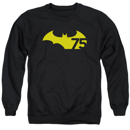 Batman 75 Logo 2 Mens Crewneck Sweatshirt Black