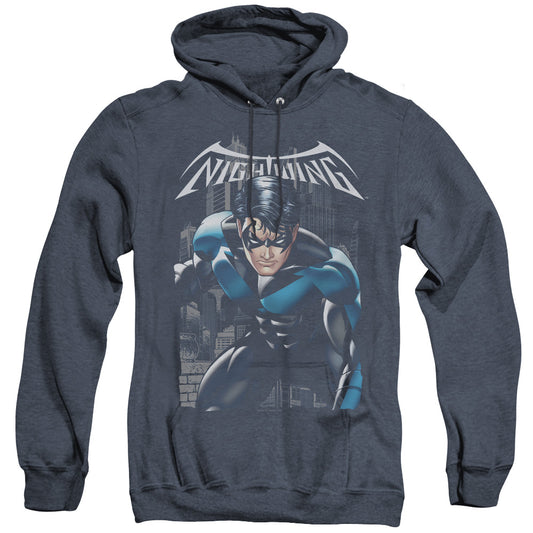 Batman A Legacy Heather Mens Hoodie Navy Officially Licensed