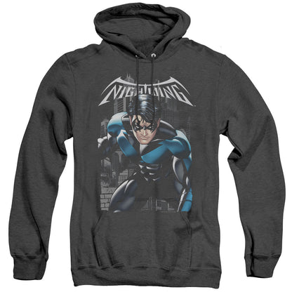 Batman A Legacy Heather Mens Hoodie Black Officially Licensed