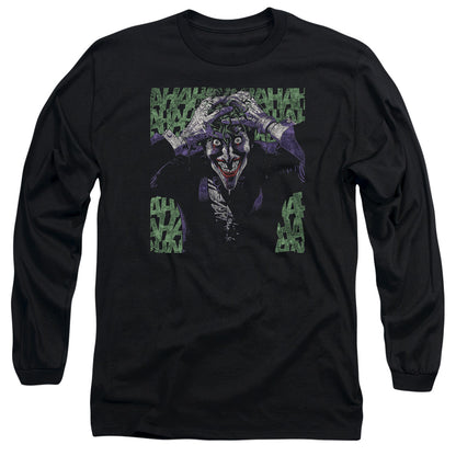 Batman Insanity Mens Long Sleeve Shirt Black Officially Licensed