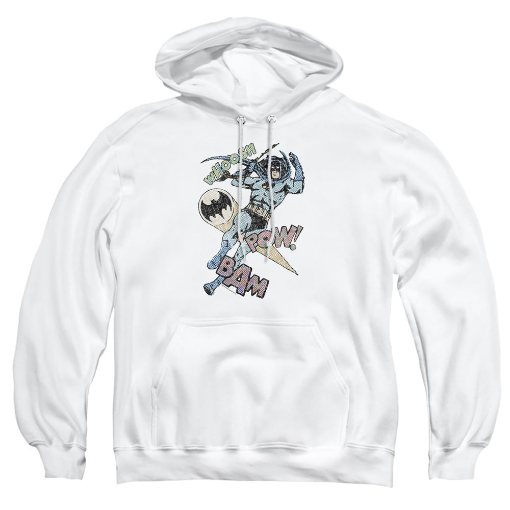 Batman Halftone Swing Mens Hoodie White Officially Licensed
