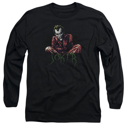 Batman Straight Jacket Mens Long Sleeve Shirt Black Officially Licensed