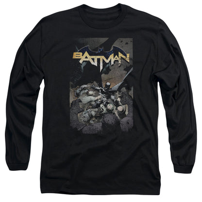 Batman Batman One Mens Long Sleeve Shirt Black Officially Licensed