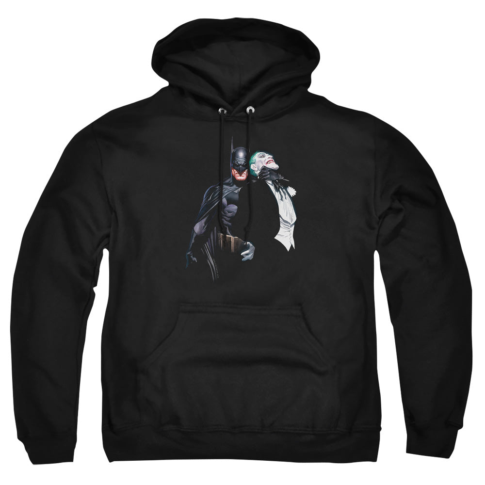 Batman Joker Choke Mens Hoodie Black Officially Licensed