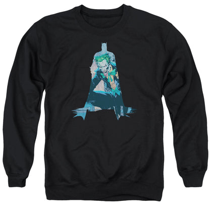 Batman Scene Inside Mens Crewneck Sweatshirt Black
