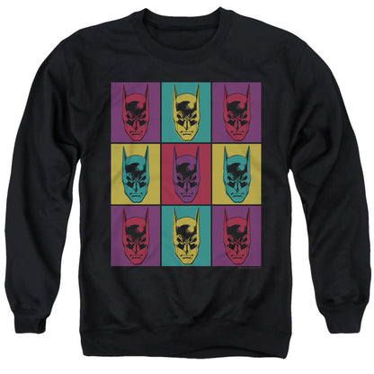 Batman Warhol Batman Mens Crewneck Sweatshirt Black