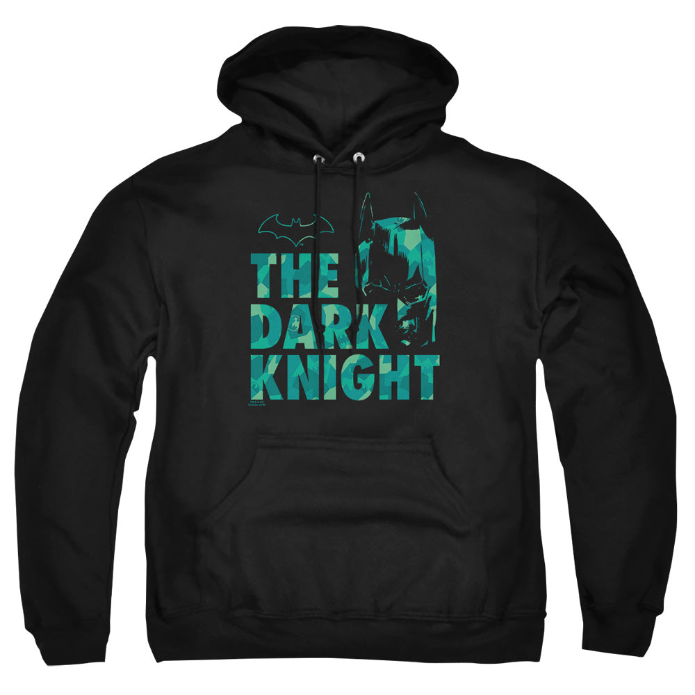 Batman Cutting Pattern Mens Hoodie Black Officially Licensed