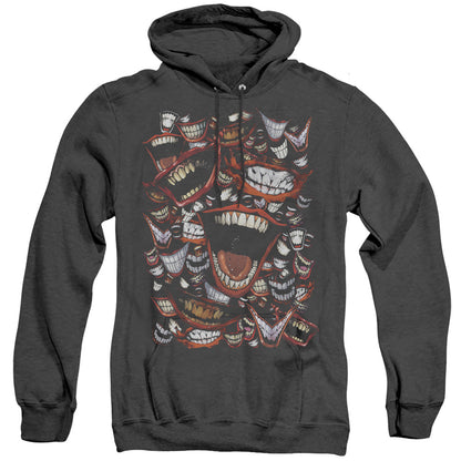 Batman Famous Wretch Heather Mens Hoodie Black Officially Licensed
