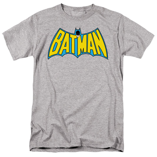 Batman Wintage Batman Logo Mens T Shirt Athletic Heather