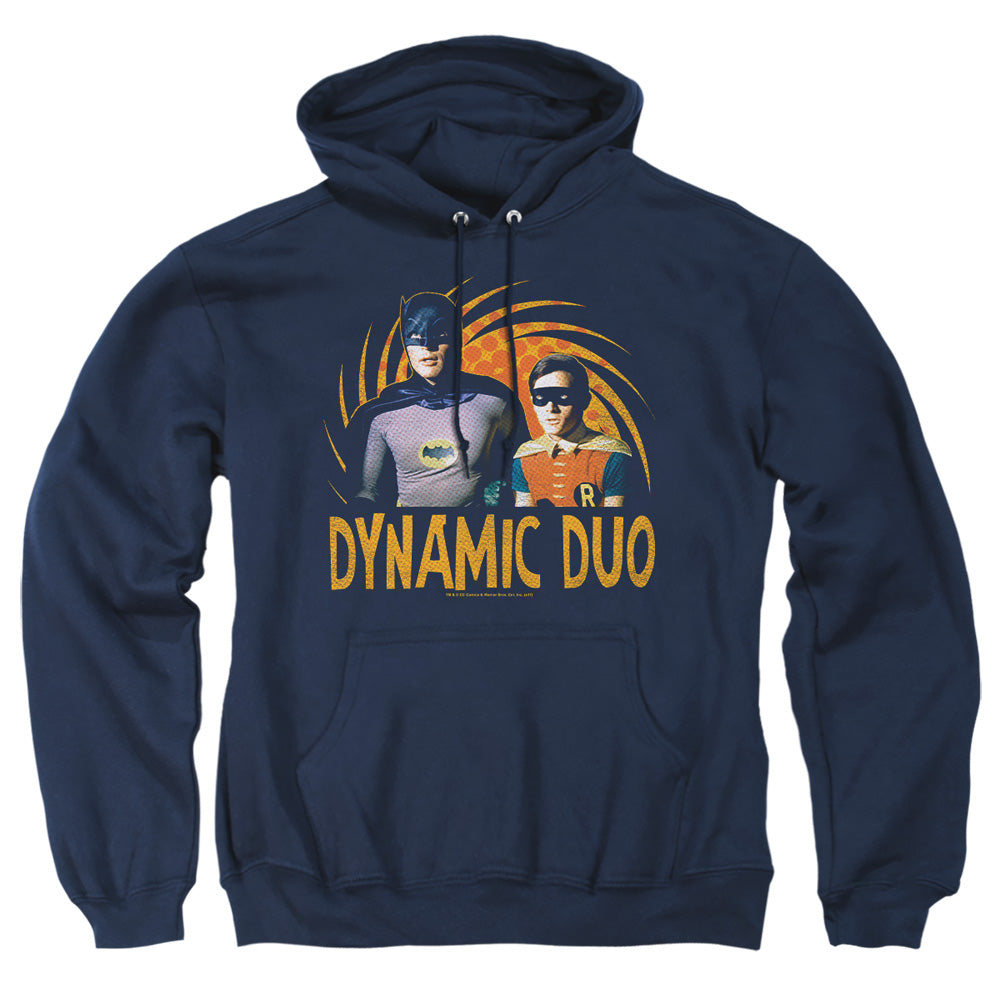 Batman Classic Tv Dynamic Mens Hoodie Navy Officially Licensed